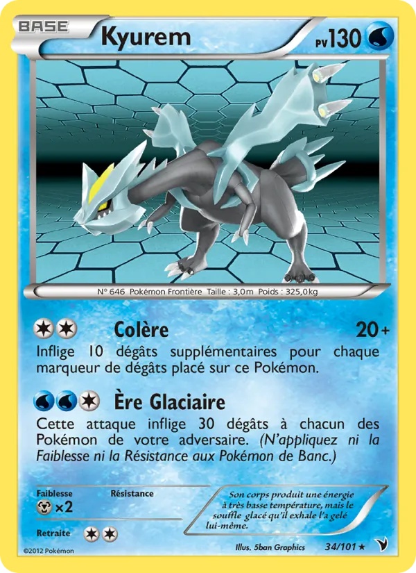 Kyurem 34/101 - Nobles Victoires - Pokémon JCC