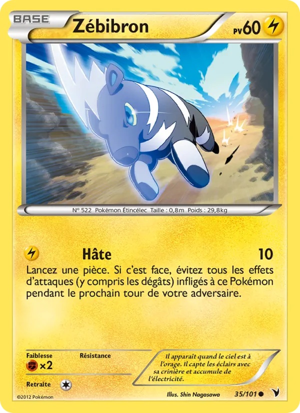 Zébibron 35/101 - Nobles Victoires - Pokémon JCC