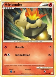 Héricendre 61/123 - HeartGold SoulSilver - Reverse - Pokémon JCC