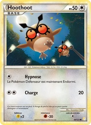 Hoothoot 66/123 - HeartGold SoulSilver - Reverse - Pokémon JCC