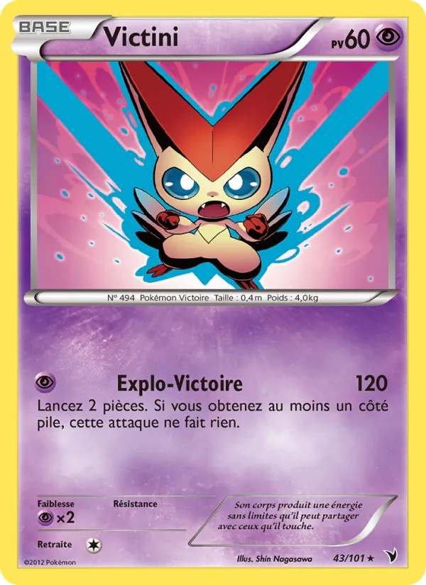 Victini 43/101 - Nobles Victoires - Pokémon JCC