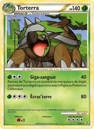 Torterra 10/95 - Déchaînement - Reverse - Pokémon JCC