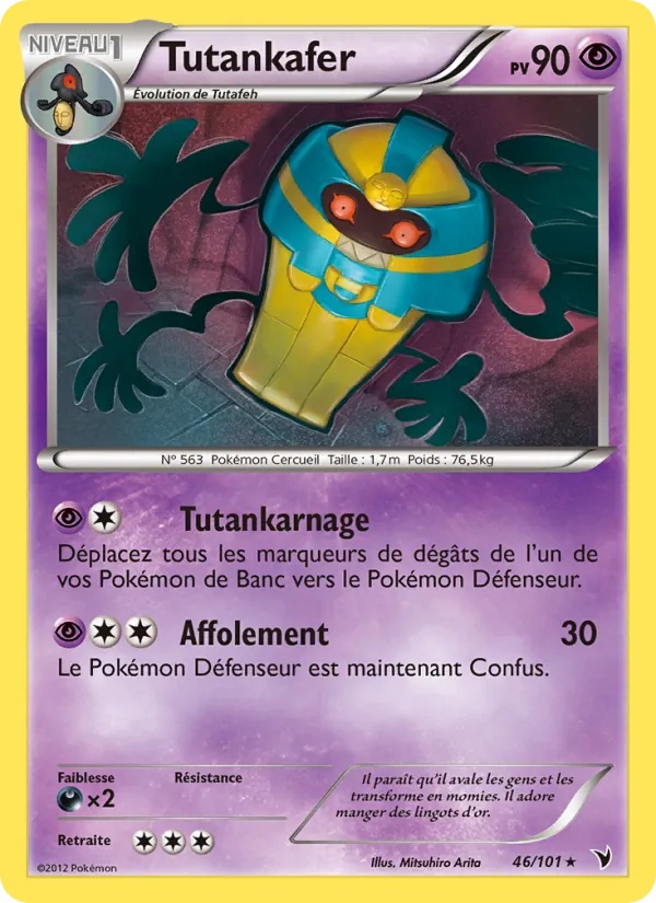 Tutankafer 46/101 - Nobles Victoires - Pokémon JCC
