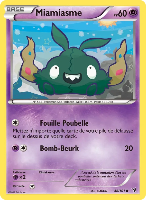 Miamiasme 48/101 - Nobles Victoires - Pokémon JCC