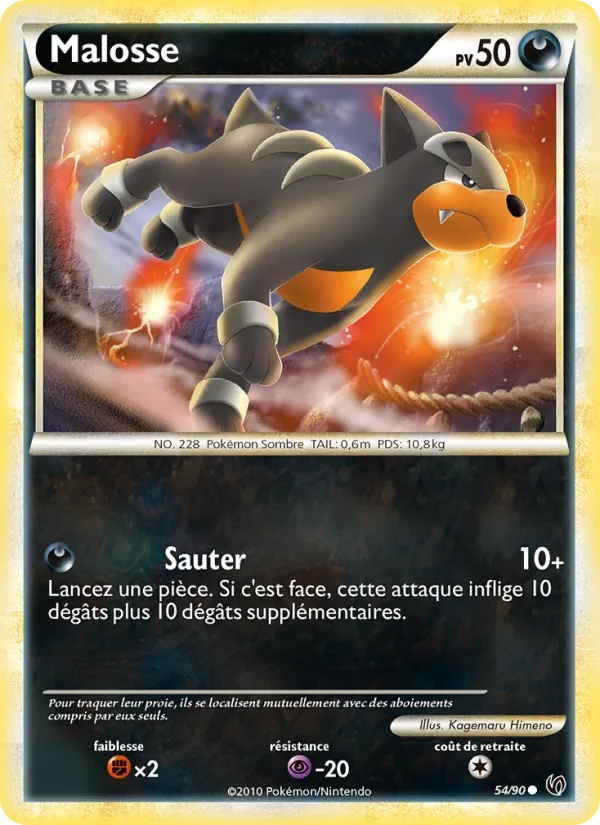 Malosse 54/90 - Indomptable - Reverse - Pokémon JCC