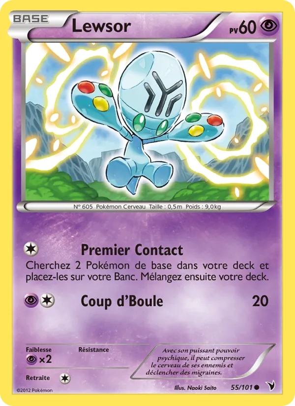 Lewsor 55/101 - Nobles Victoires - Pokémon JCC
