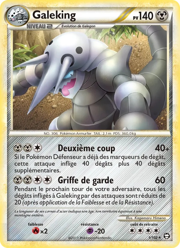 Galeking 1/102 - Triomphant - Holo - Pokémon JCC