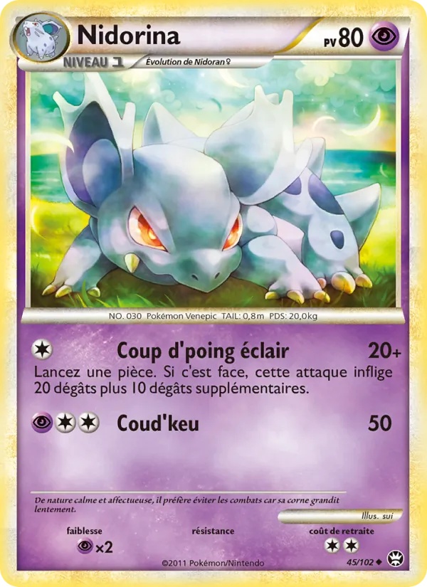 Nidorina 45/102 - Triomphant - Reverse - Pokémon JCC