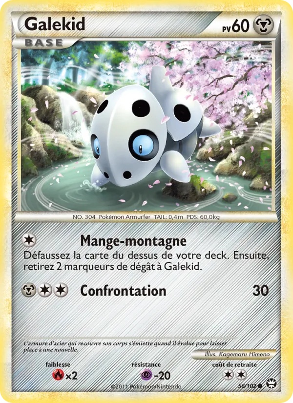 Galekid 56/102 - Triomphant - Reverse - Pokémon JCC