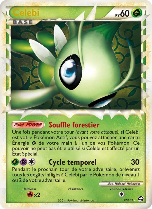 Celebi 92/102 - Triomphant - Holo - Pokémon JCC
