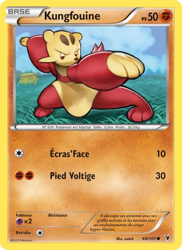 Kungfouine 69/101 - Nobles Victoires - Pokémon JCC