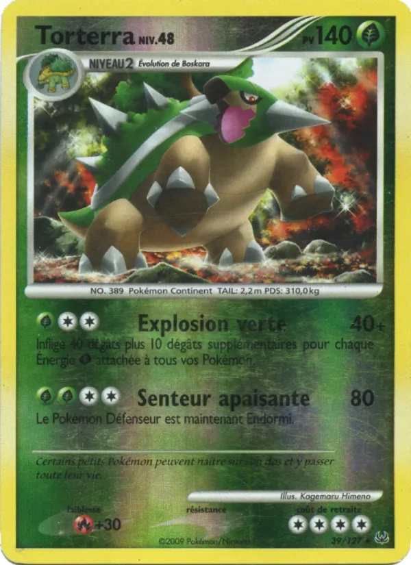 Torterra 39/127 - Platine - Reverse - Pokémon JCC