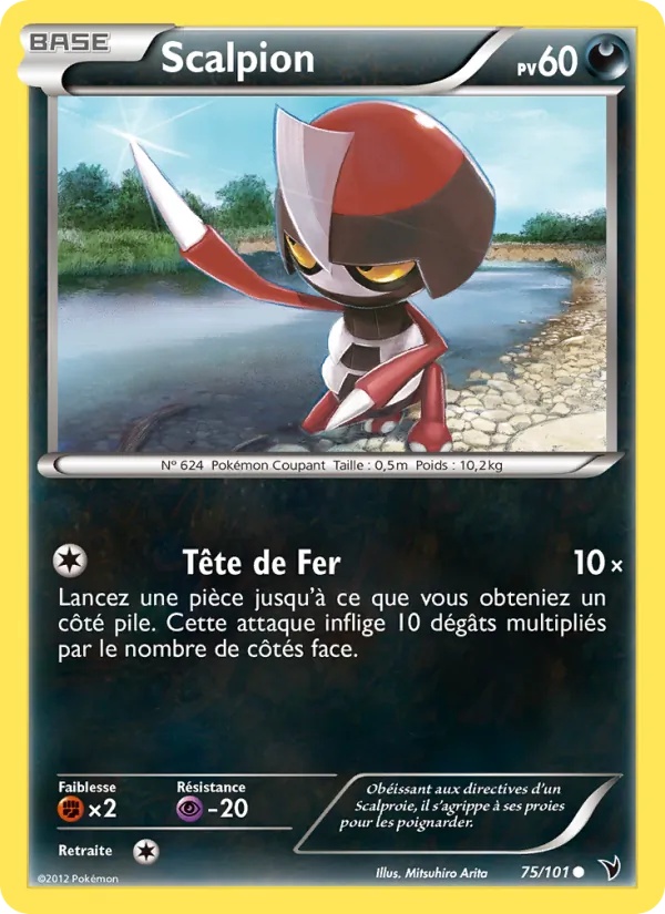 Scalpion 75/101 - Nobles Victoires - Pokémon JCC