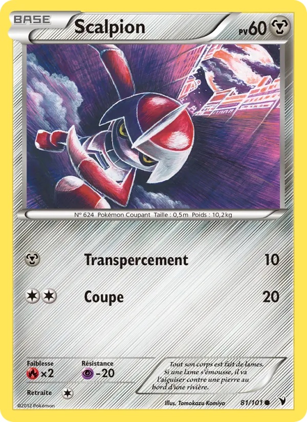 Scalpion 81/101 - Nobles Victoires - Pokémon JCC