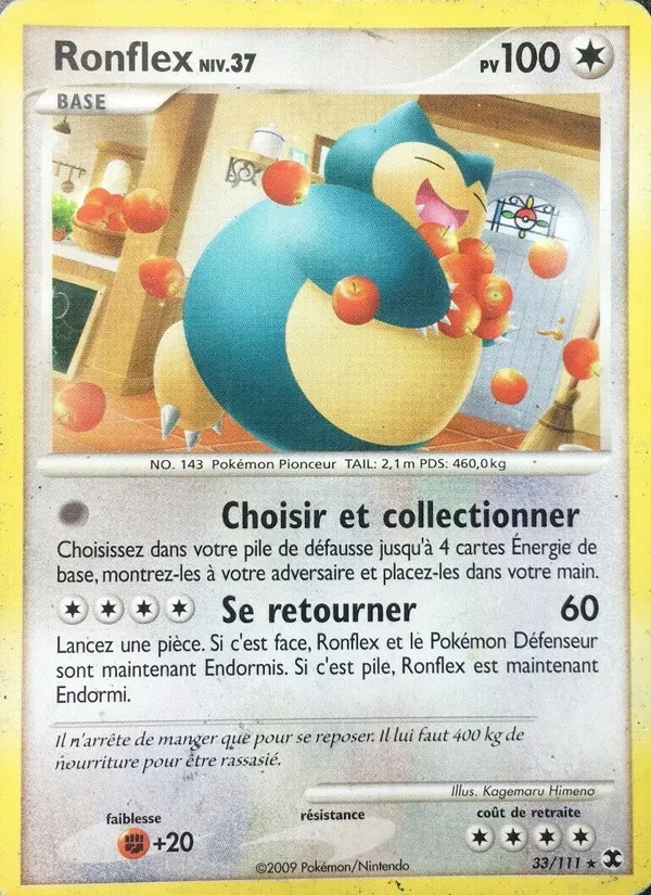 Ronflex Niv. 33/111 - Rivaux Émergeants - Reverse League - Pokémon JCC