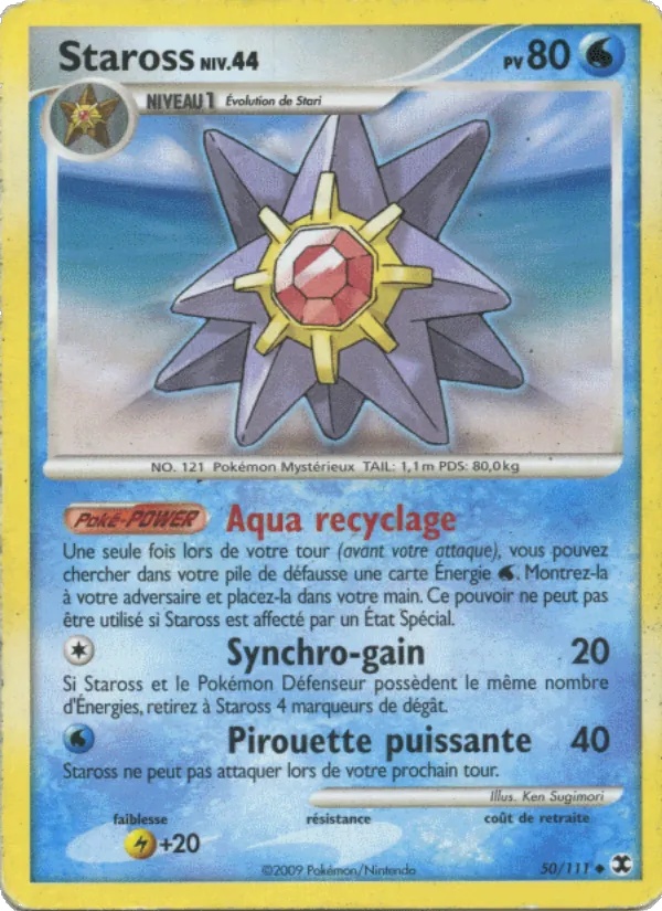 Staross Niv. 50/111 - Rivaux Émergeants - Reverse - Pokémon JCC