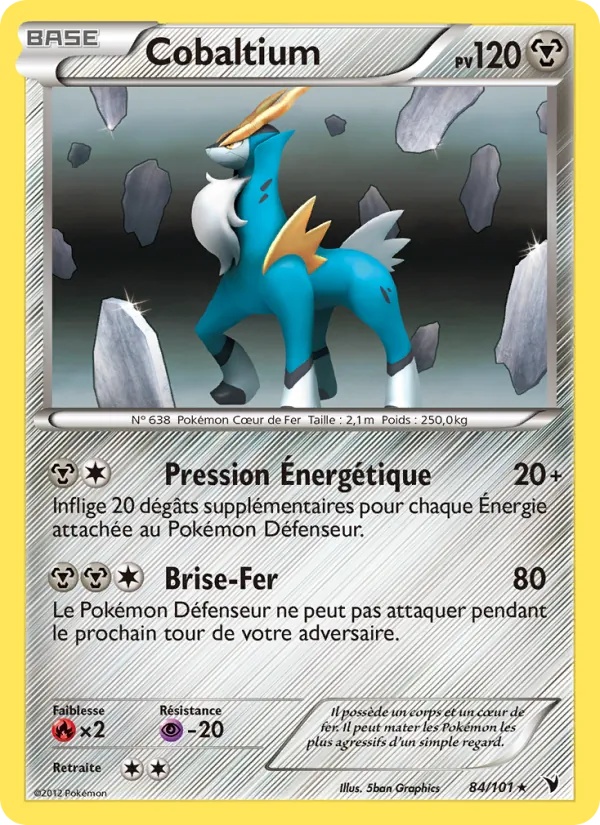 Cobaltium 84/101 - Nobles Victoires - Pokémon JCC
