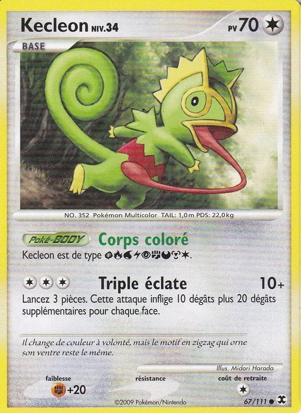 Kecleon Niv. 67/111 - Rivaux Émergeants - Reverse - Pokémon JCC