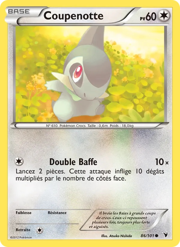 Coupenotte 86/101 - Nobles Victoires - Pokémon JCC