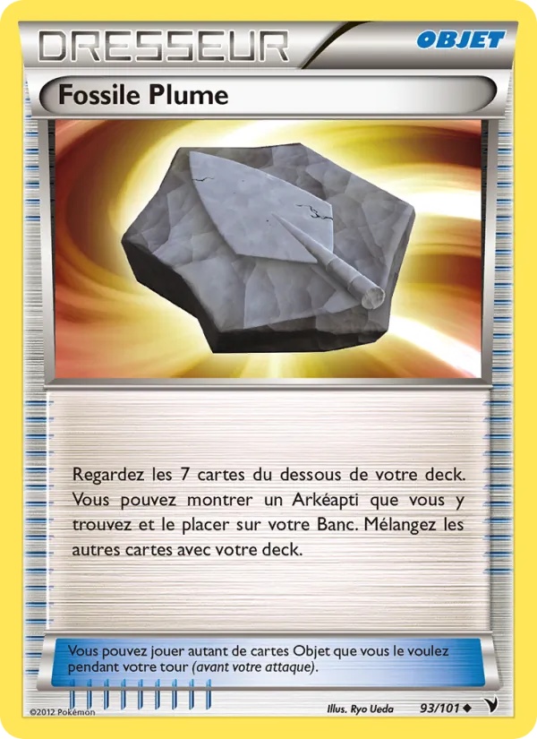 Fossile Plume 93/101 - Nobles Victoires - Pokémon JCC