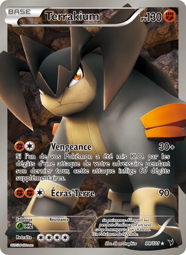 Terrakium 99/101 - Nobles Victoires - Pokémon JCC