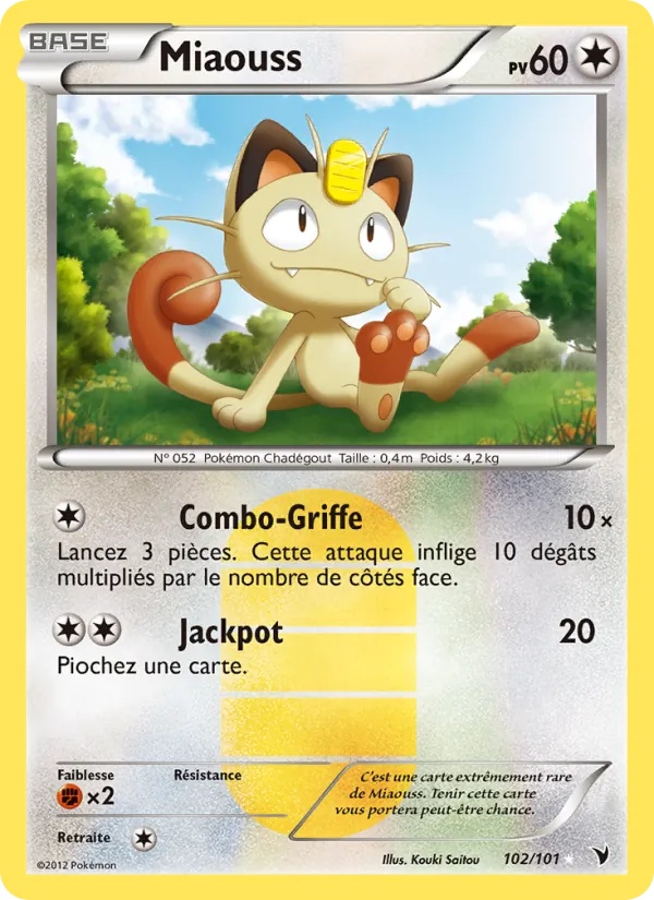 Miaouss 102/101 - Nobles Victoires - Pokémon JCC
