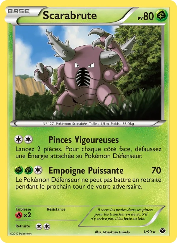 Scarabrute 1/99 - Destinées Futures - Pokémon JCC