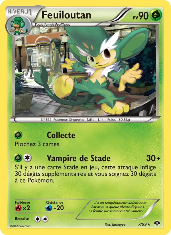 Feuiloutan 7/99 - Destinées Futures - Pokémon JCC