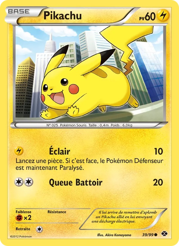 Pikachu 39/99 - Destinées Futures - Pokémon JCC