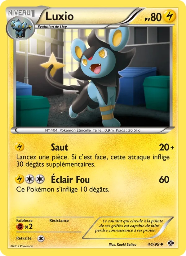 Luxio 44/99 - Destinées Futures - Pokémon JCC
