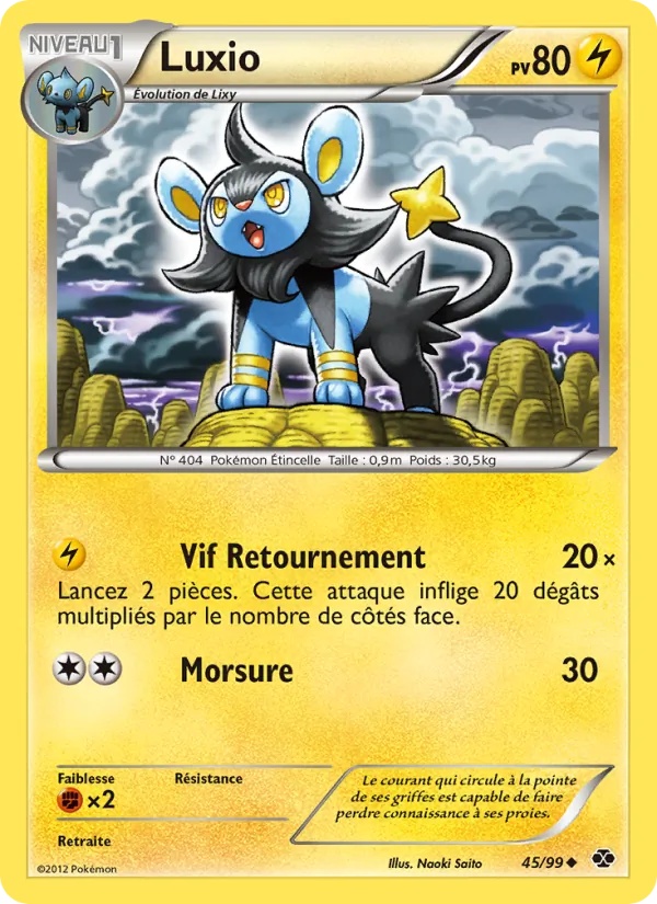 Luxio 45/99 - Destinées Futures - Pokémon JCC