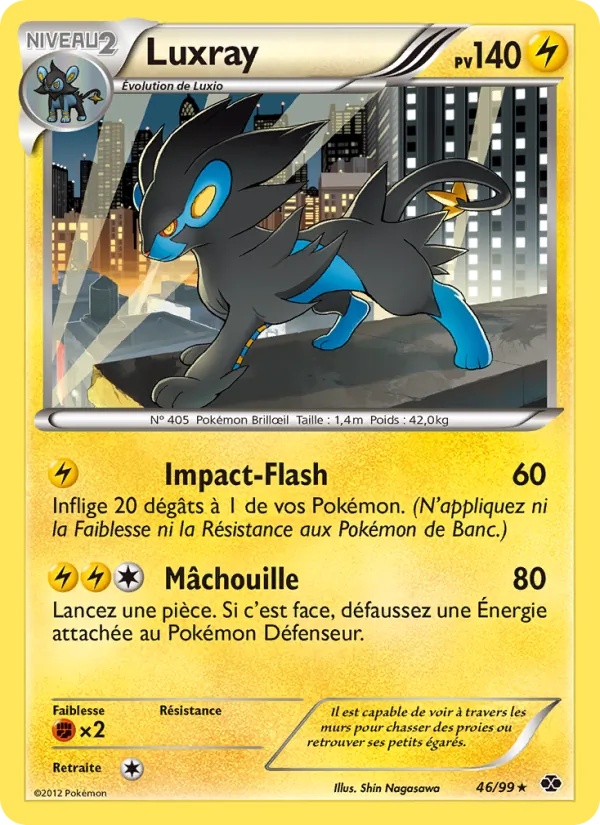 Luxray 46/99 - Destinées Futures - Pokémon JCC