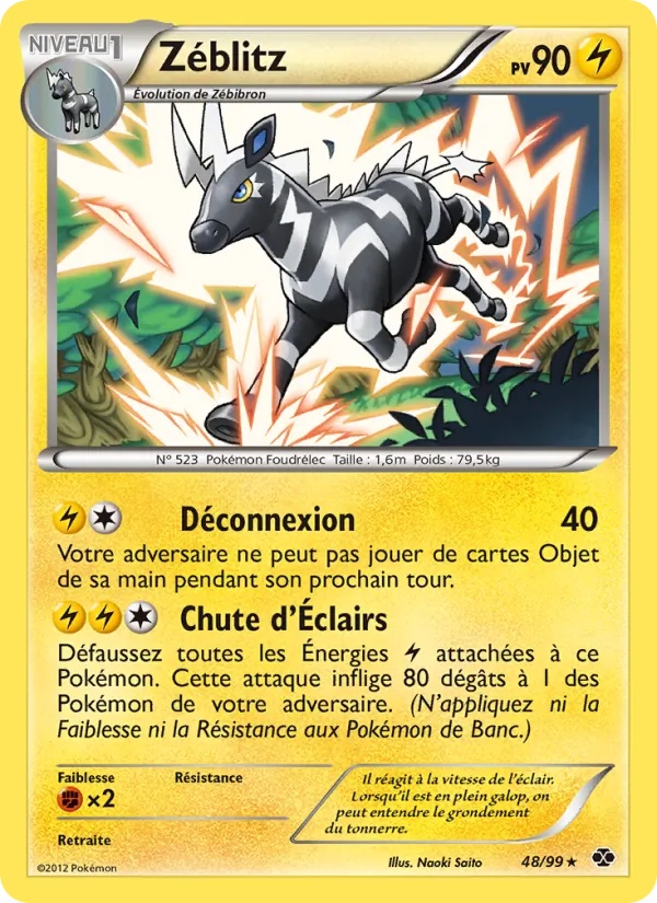 Zéblitz 48/99 - Destinées Futures - Pokémon JCC