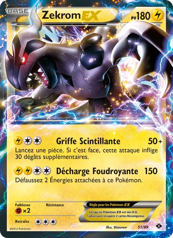 Zekrom-EX 51/99 - Destinées Futures - Pokémon JCC