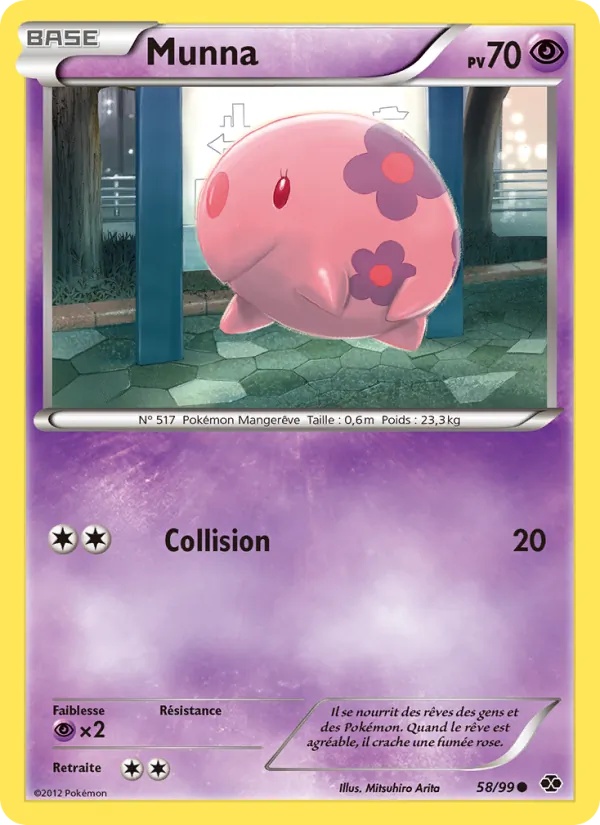 Munna 58/99 - Destinées Futures - Pokémon JCC