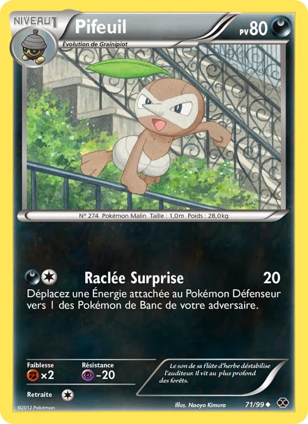 Pifeuil 71/99 - Destinées Futures - Pokémon JCC