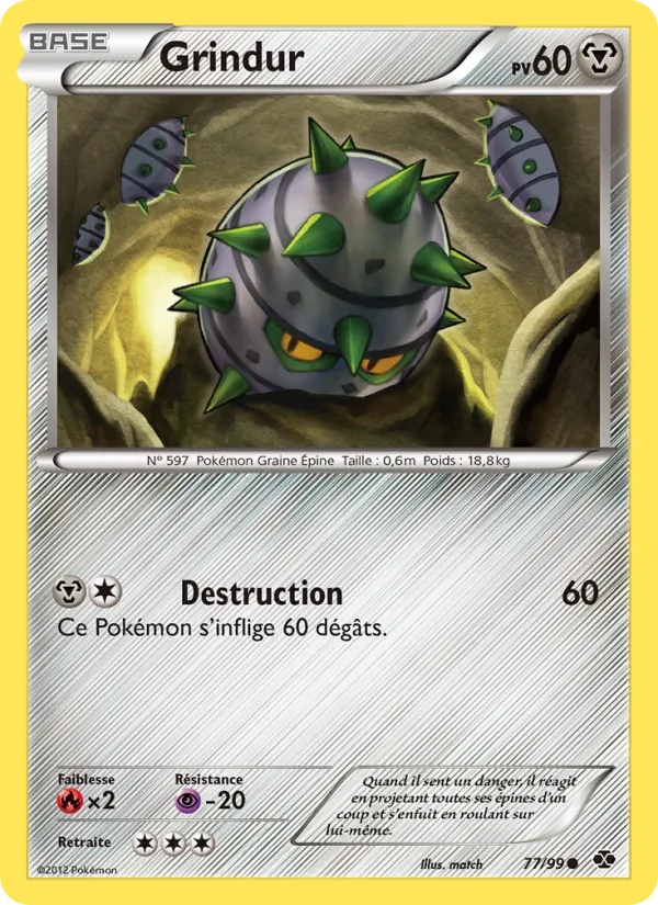 Grindur 77/99 - Destinées Futures - Pokémon JCC