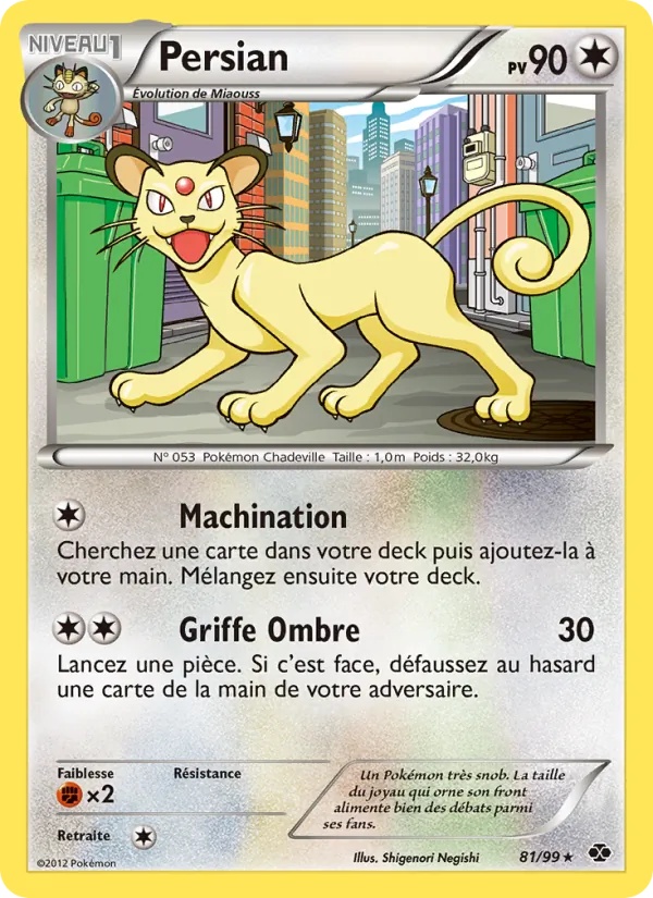 Persian 81/99 - Destinées Futures - Pokémon JCC
