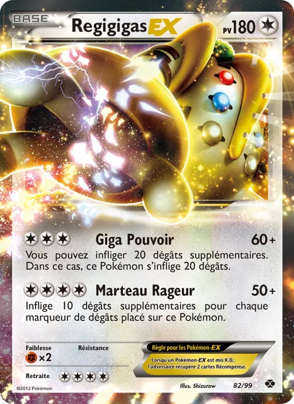 Regigigas-EX 82/99 - Destinées Futures - Pokémon JCC