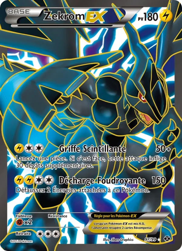 Zekrom-EX 97/99 - Destinées Futures - Pokémon JCC