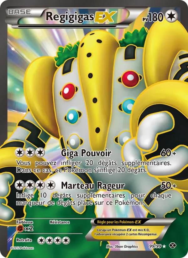 Regigigas-EX 99/99 - Destinées Futures - Pokémon JCC
