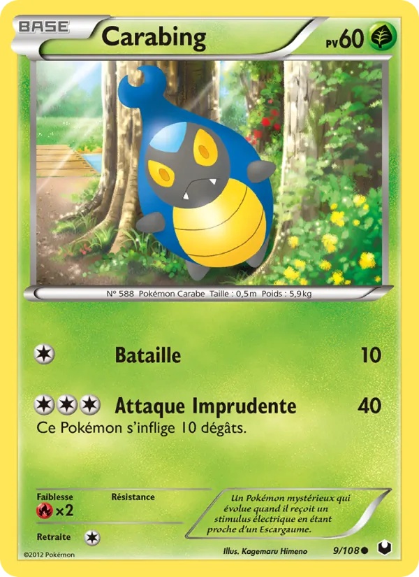 Carabing 9/108 - Explorateurs Obscurs - Pokémon JCC