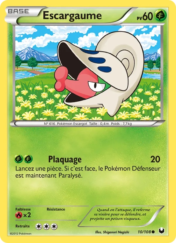 Escargaume 10/108 - Explorateurs Obscurs - Pokémon JCC