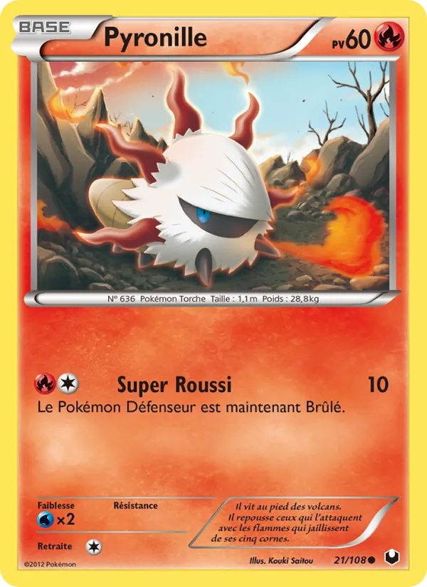 Pyronille 21/108 - Explorateurs Obscurs - Pokémon JCC
