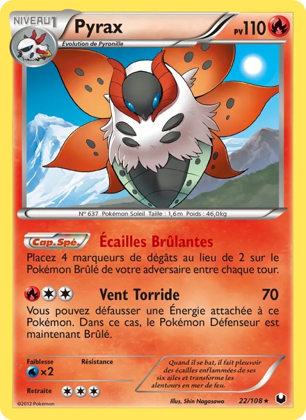 Pyrax 22/108 - Explorateurs Obscurs - Pokémon JCC