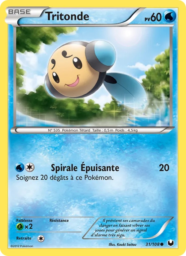 Tritonde 31/108 - Explorateurs Obscurs - Pokémon JCC