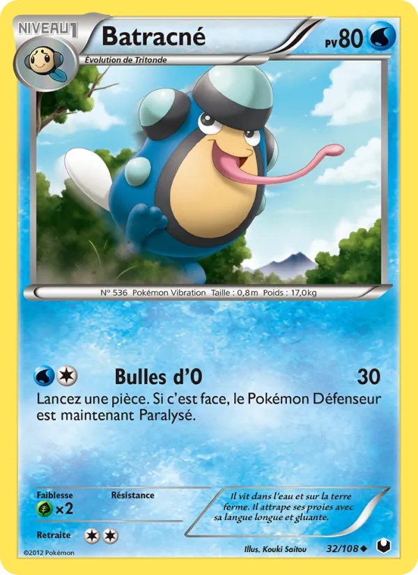 Batracné 32/108 - Explorateurs Obscurs - Pokémon JCC