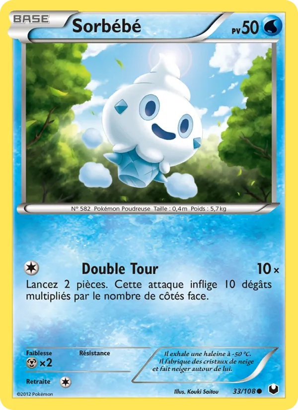 Sorbébé 33/108 - Explorateurs Obscurs - Pokémon JCC