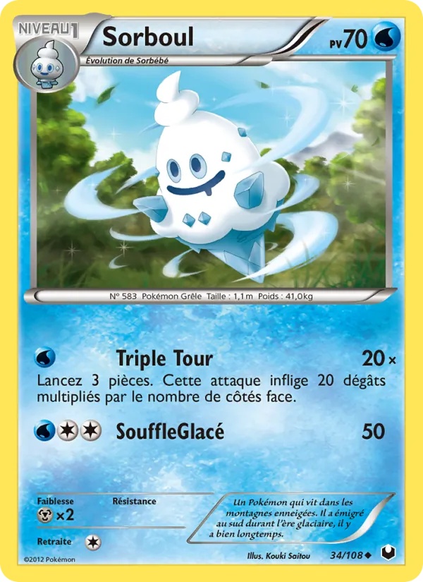 Sorboul 34/108 - Explorateurs Obscurs - Pokémon JCC