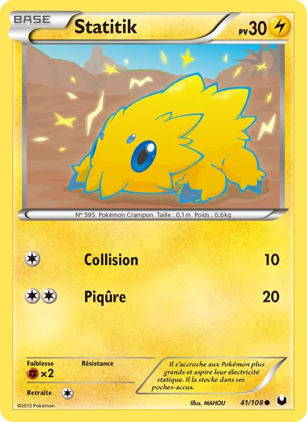 Statitik 41/108 - Explorateurs Obscurs - Pokémon JCC